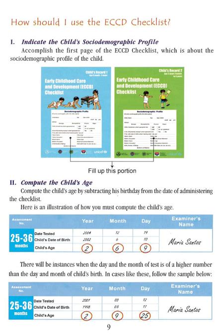eccd log in|How to Use the ECCD Checklist .